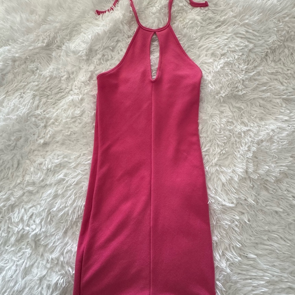 Signature8 Vibrant Pink Ribbed Top